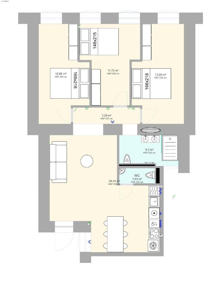 Tilia Luxury Apartment - 3 Bedrooms With Ac ブダペスト エクステリア 写真